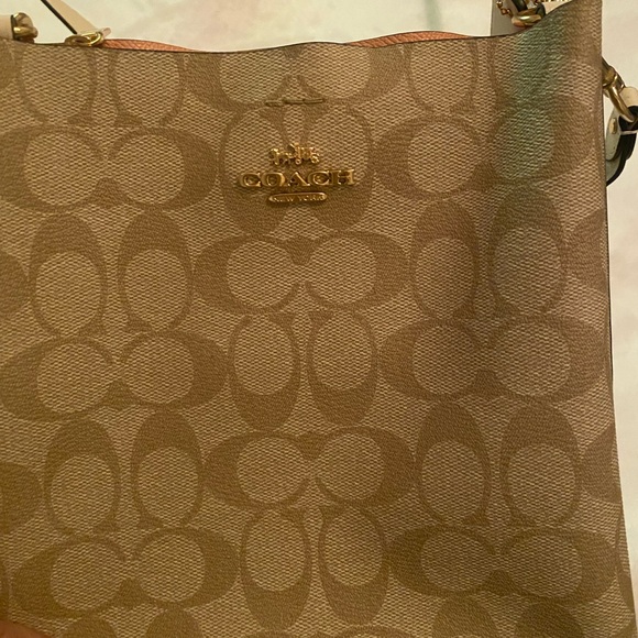 Coach Tan Crossbody Bag & Wallet never Used - Picture 2 of 7